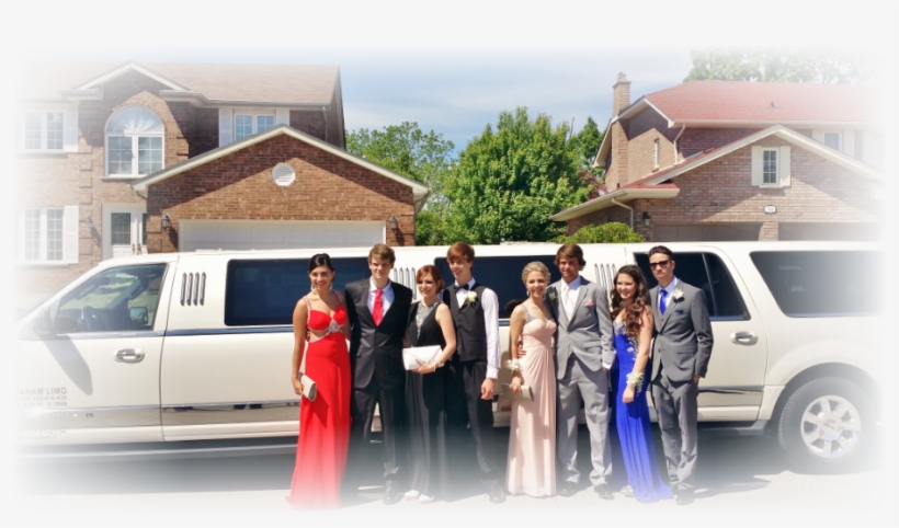Prom Limousine - Limousine, transparent png download