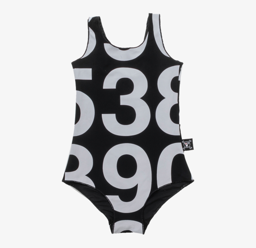 Nununu Numbered Swimsuit - Swimsuit, transparent png download