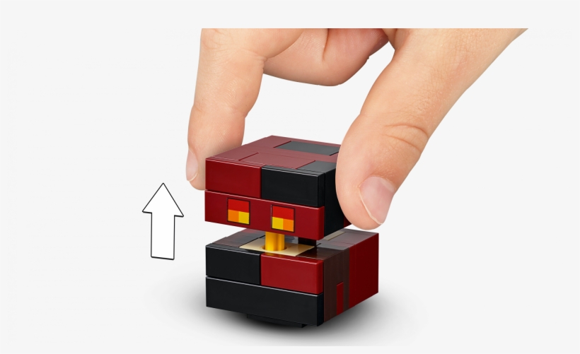 Lego Minecraft Bigfig Skeleton Magmakuubikuga - Minecraft, transparent png download