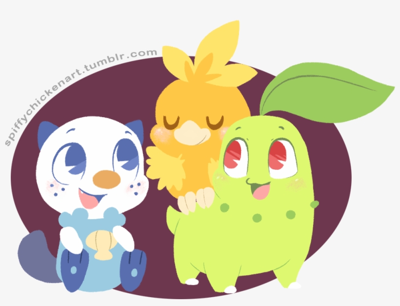 Just Some Starters Having A Good Time~ - Cartoon, transparent png download
