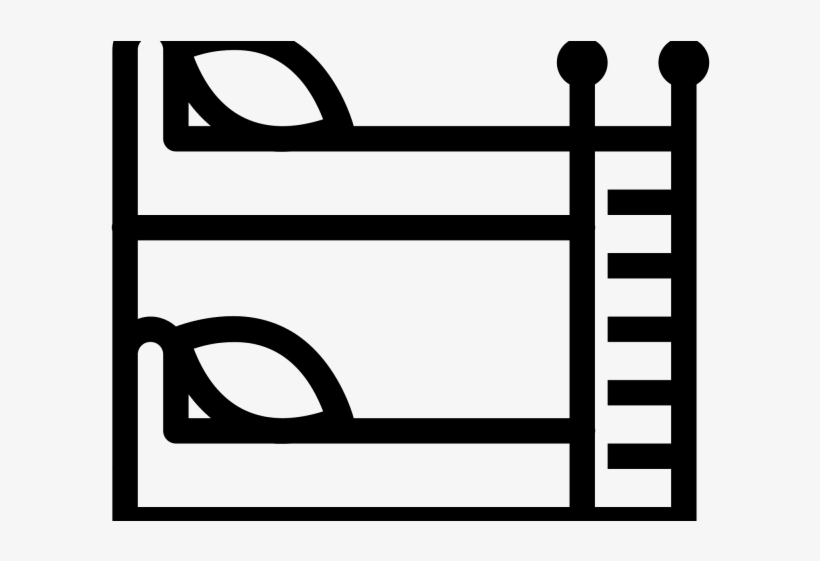 Bed Clipart Icon - Bunk Bed Clipart Free, transparent png download