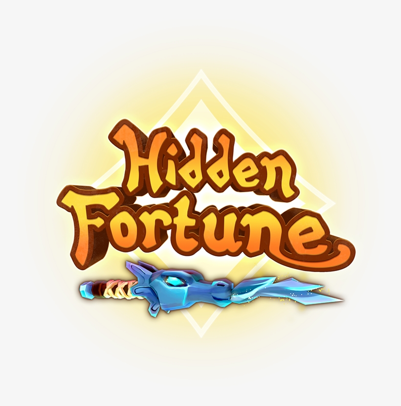 Logo Hidden Fortune Vr Virtual Reality Game Gold Dragon - Illustration, transparent png download
