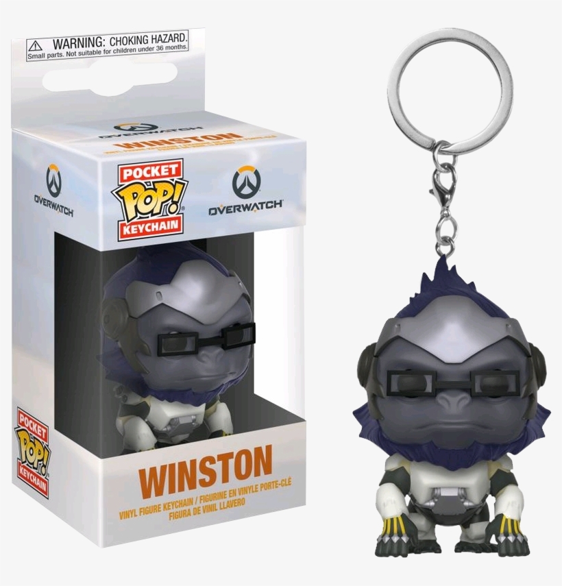 Winston Funko Pocket Pop Vinyl Keychain - Winston Funko Pop Keychain, transparent png download