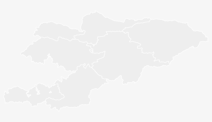 Kyrgyzstan Map Vector, transparent png download