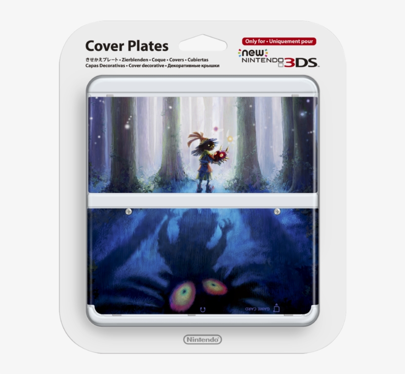 New 3ds Cover Plate 23 Majora S Mask 3ds Zelda Cover Plates Png Image Transparent Png Free Download On Seekpng