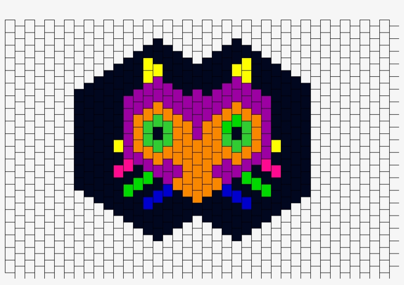 Majoras Mask Bead Pattern - Molen De Herder, transparent png download