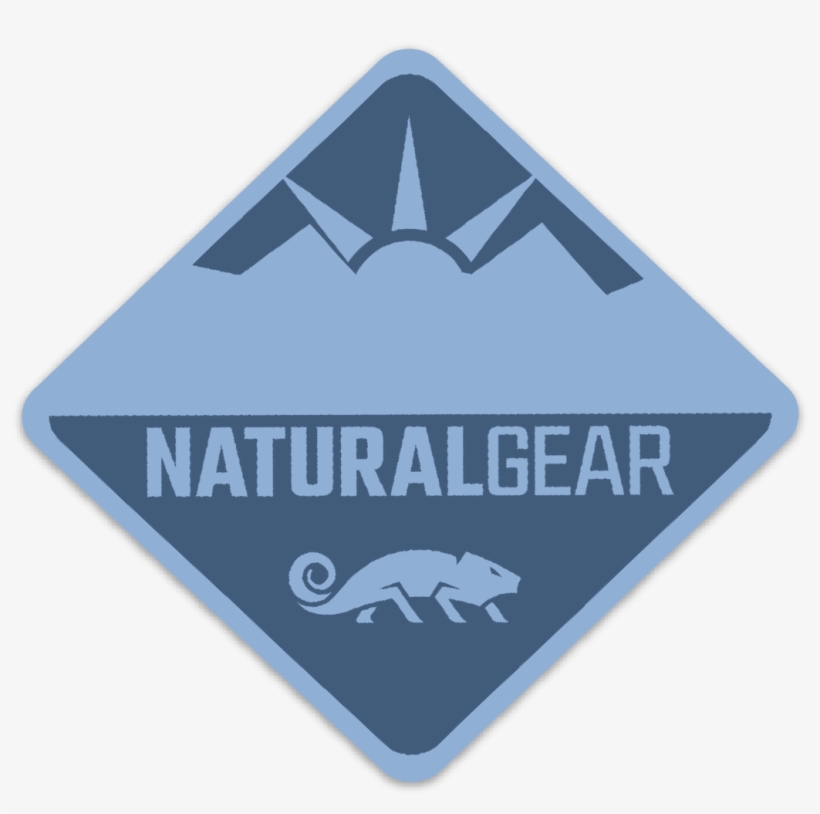 Blue Mountain Die Cut Sticker - Emblem, transparent png download