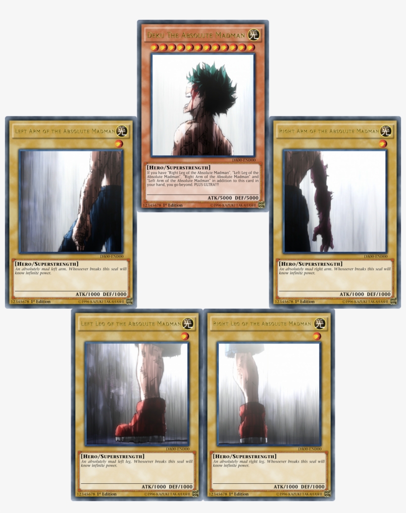 Deku The Absolute Madman Igh Igh Left Arm Of The Absolute - Picture Frame, transparent png download