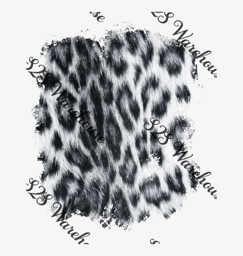 Texture Cheetah Black And White, transparent png download