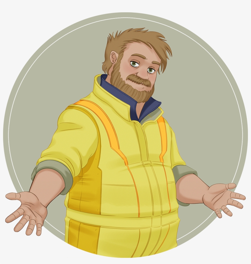 A Misanthropic Janitor - Cartoon, transparent png download