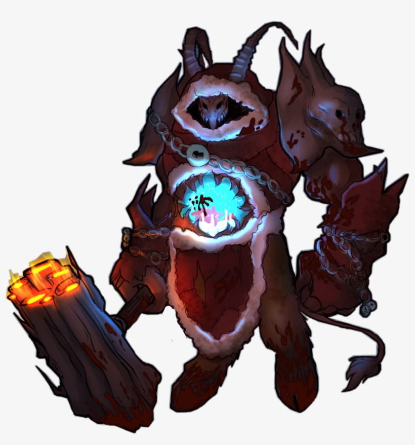 Krampus Christmas Overwatch Reinhardt Freetoedit - Illustration, transparent png download