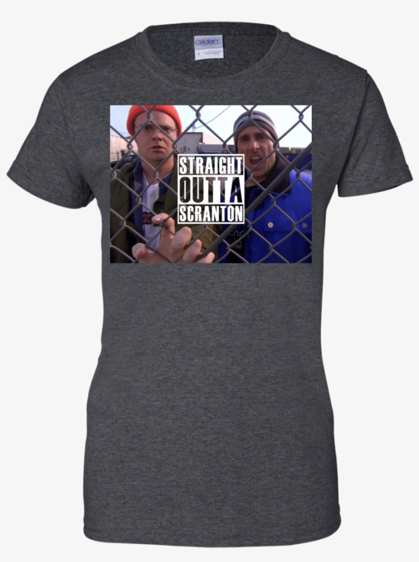 Straight Outta Scranton Shirt, Long Sleeve, Sweater - Sticker, transparent png download
