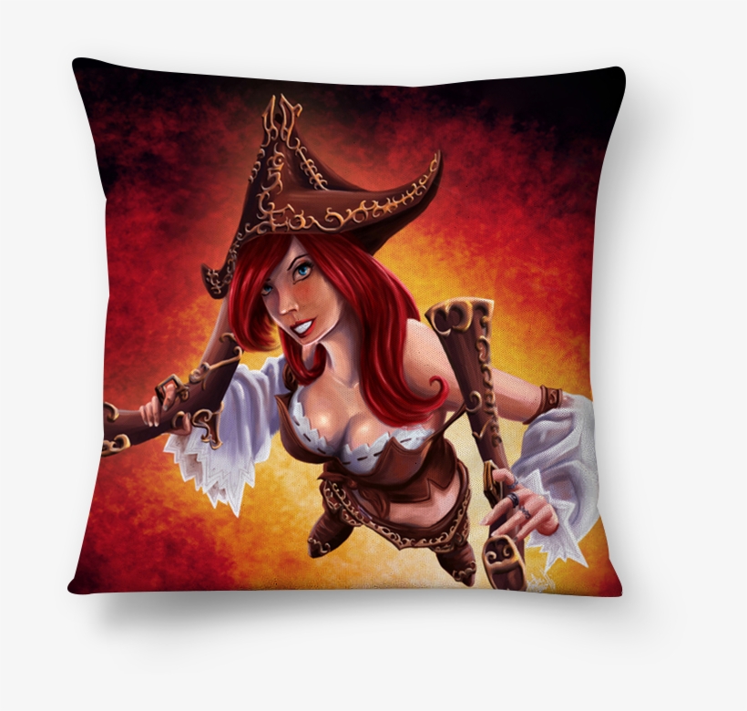 Almofada Miss Fortune De André Martuscelli Do Amaralna - Cushion, transparent png download