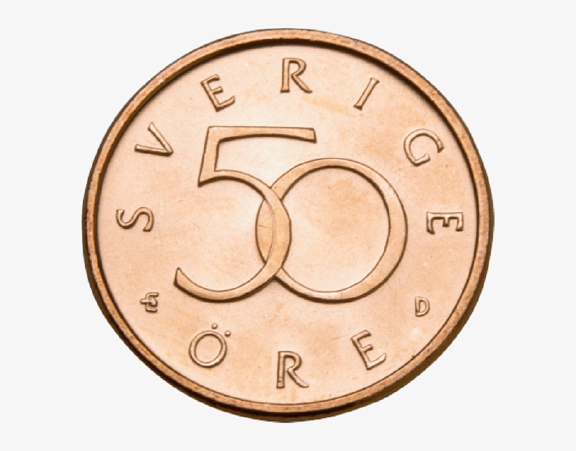 Öre Abolished As Unit Of Coinage - 50 Öre PNG Image | Transparent PNG ...