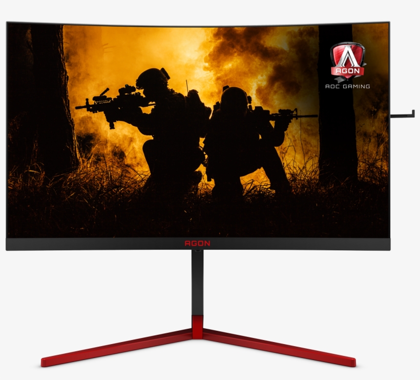 Aoc's Latest Curved Gaming Monitors Offer The Important - Aoc Agon Ag273qcg, transparent png download