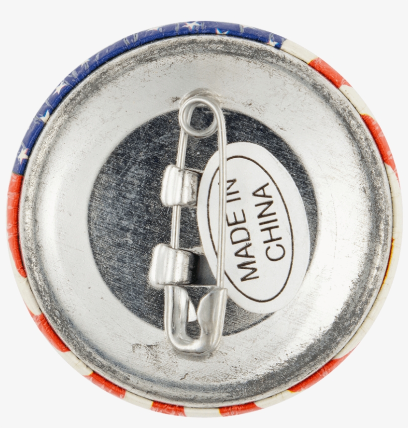 American Flag Circle Button Back Art Button Museum - Circle, transparent png download