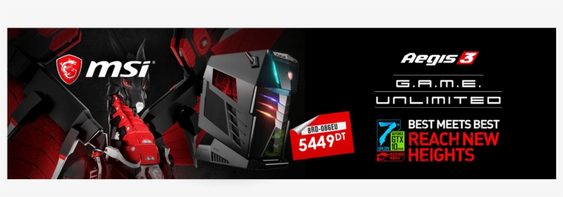 Amateurs Du Gaming - Msi, transparent png download