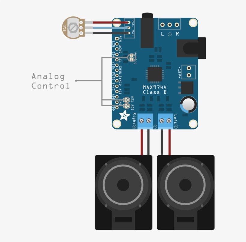 3d Printing Circuit-diagram - Audio System Circuit Diagram, transparent png download