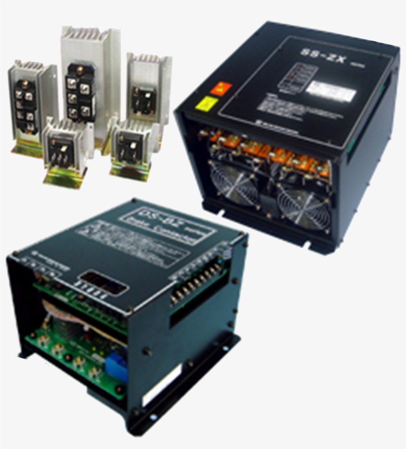 Semiconductor And Cooling Fins - Electronic Component, transparent png download