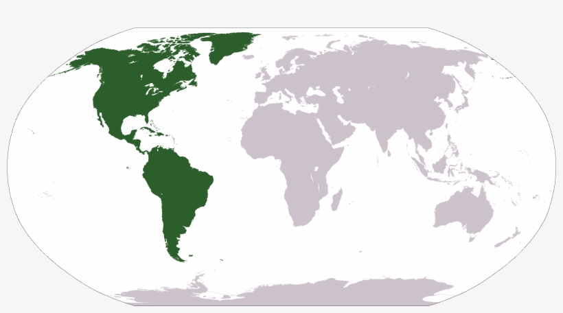 America In The World Png File - World Map With Antarctica, transparent png download