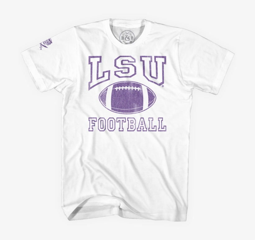 B&b Dry Goods Lsu Tigers Football Arch T-shirt - Active Shirt, transparent png download