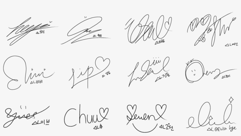 17 Jun - Vivi Loona Signature, transparent png download