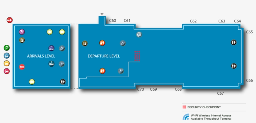 Jfk Term - Jfk Airport Terminal 2 Map, transparent png download