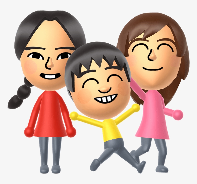 Xiaotong, Ji-hoon And Rie - Mii Nintendo, transparent png download