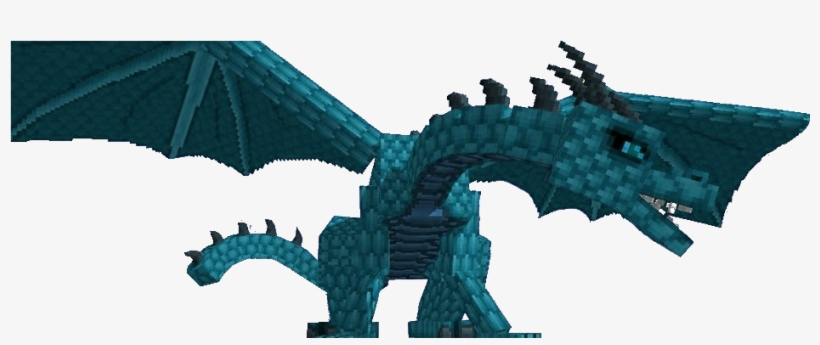 These Dragons Can Be Tamed And Ridden Like Red Dragons - Dragon In Minecraft Png, transparent png download