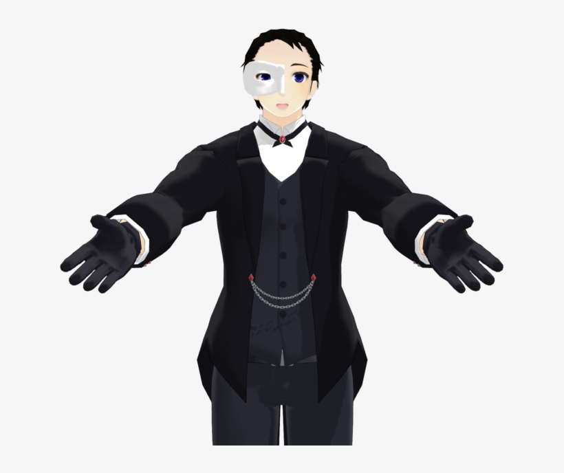 Phantom Of The Opera Png - Mmd Phantom Of The Opera Mask, transparent png download
