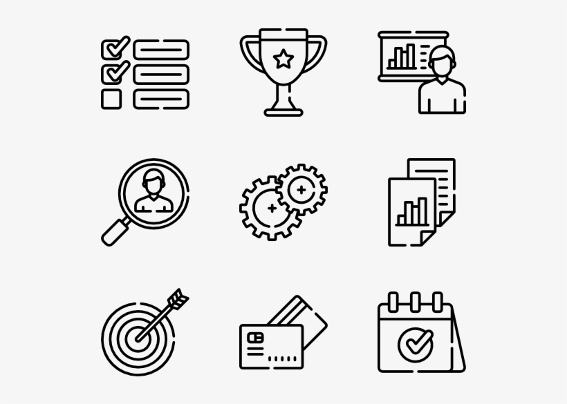 Business Management - Hand Drawn Icon Png, transparent png download