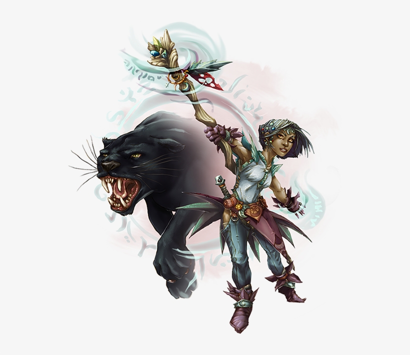 At The Crossroads Of Faith And Spirit You Will Find - Female Halfling Dnd, transparent png download