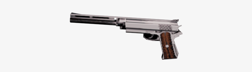 Silver Colt - Silenced Pistol Gta Vc, transparent png download