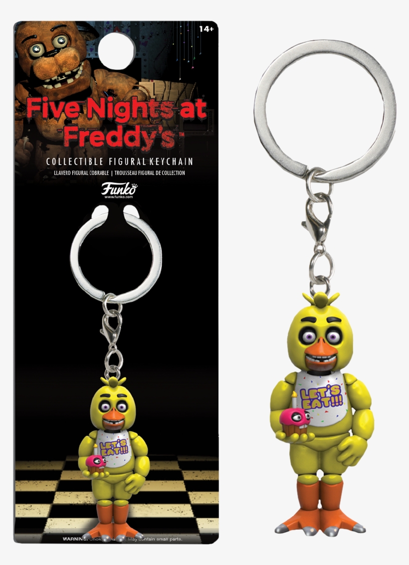 Chica Figure Keychain - Five Nights At Freddy's Keychain, transparent png download