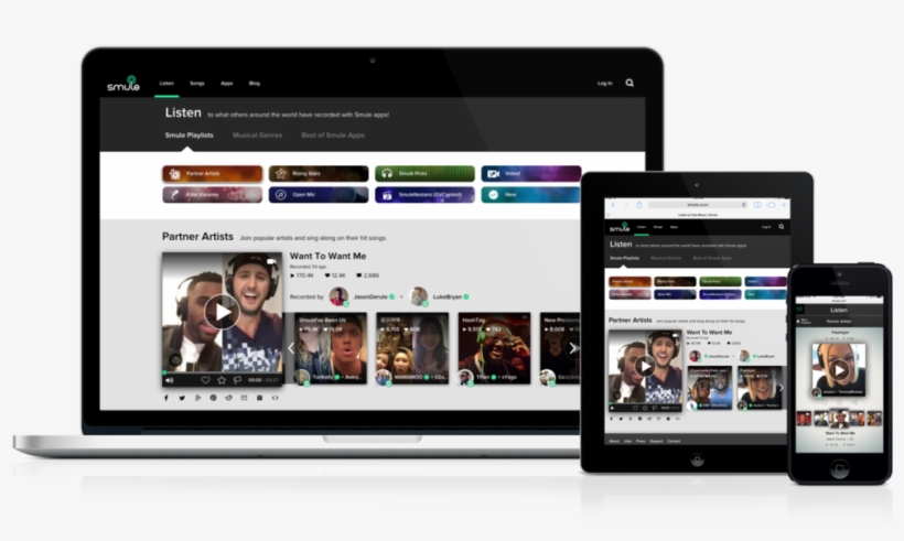 Www - Smule - Com/listen - Website, transparent png download
