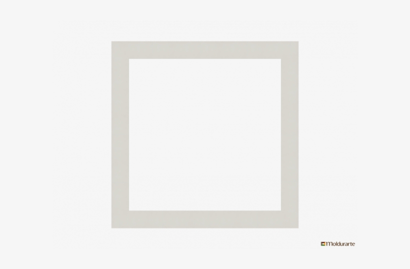 Moldura C/7cm De Largura Lisa Branca - Moldura Foto Branca Png, transparent png download