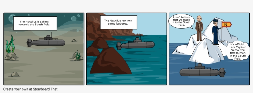 20,000 Leagues Under The Sea - 20000 Leagues Under The Sea At The Pole, transparent png download