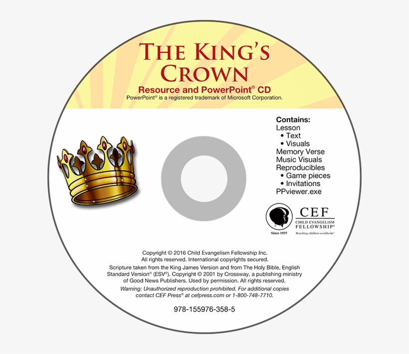 Tkc Resource Cd - Child Evangelism Fellowship, transparent png download