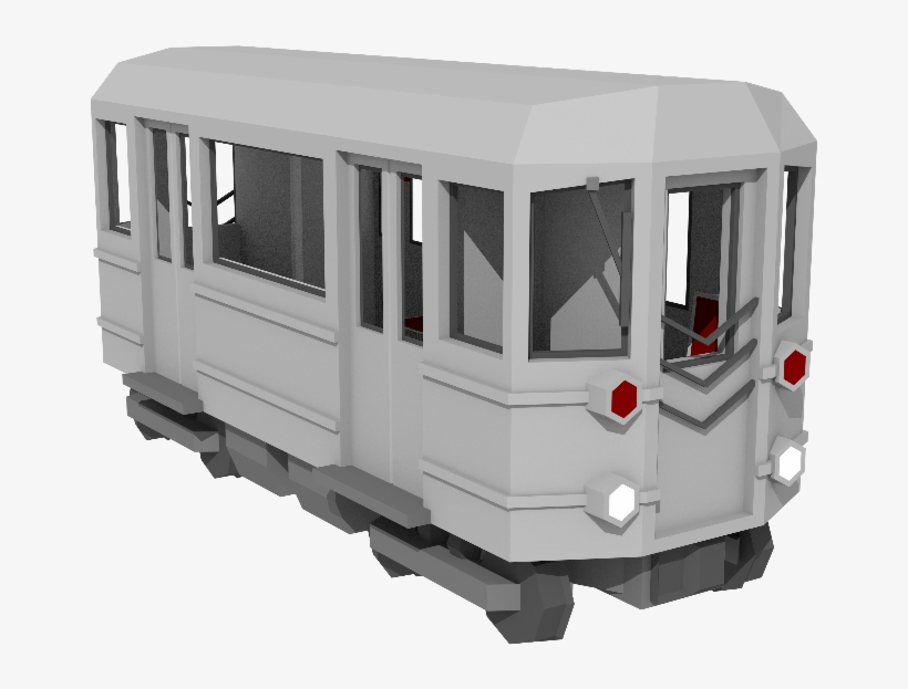 A Small Subway Train Sinpired By The New York Subway - Tram, transparent png download