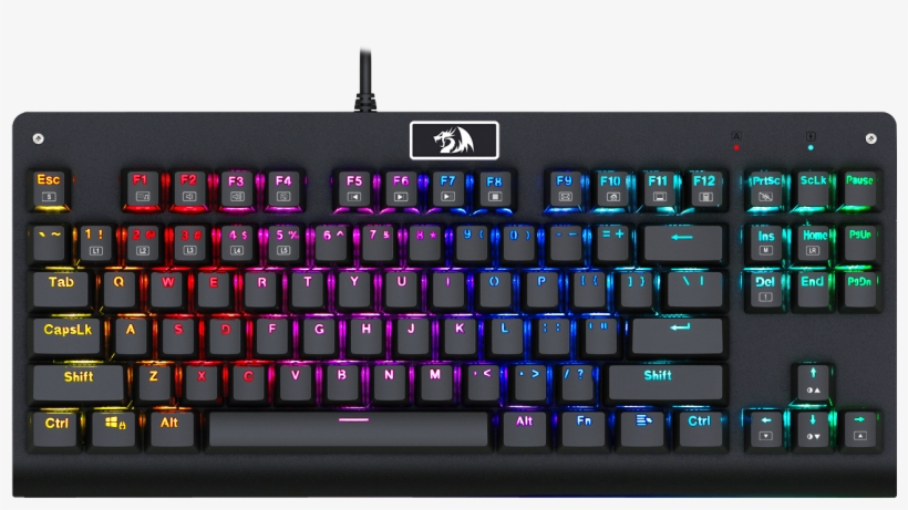 Order The Redragon Avenger Rgb Mechanical Gaming Keyboard - Redragon Dark Avenger 87 Keys, transparent png download