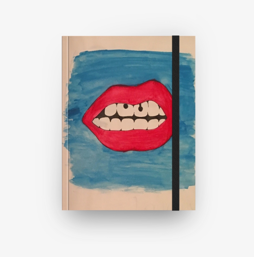 Caderno Lábios De Laurana - Painting, transparent png download