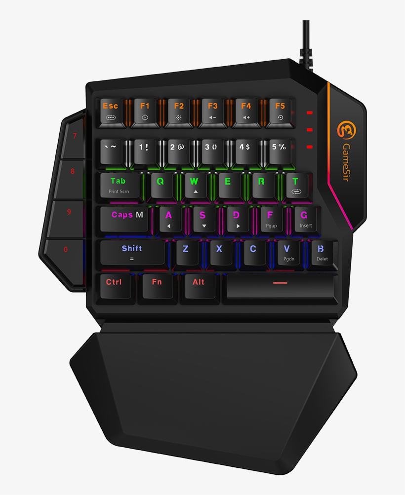 Mini Mechanical Blue Switches Pc Gaming Keypad For - Gamesir Keypad, transparent png download