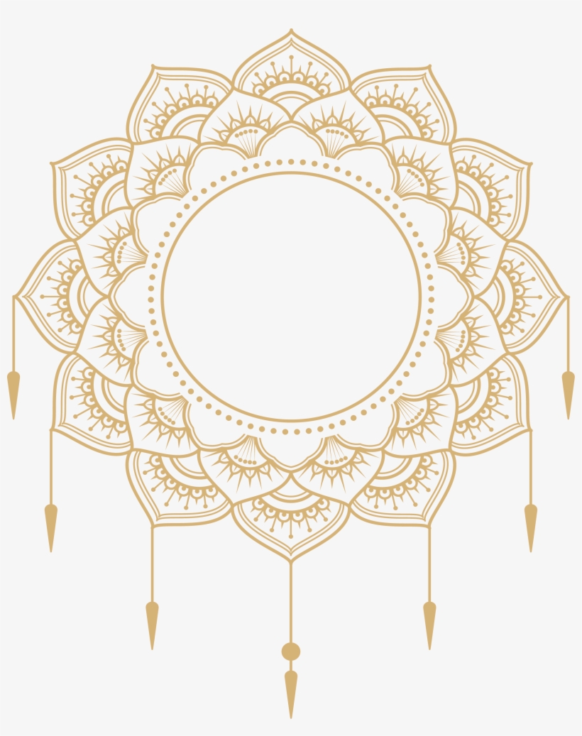 2481 X 3018 27 - Gold Mandala Clipart Transparent, transparent png download