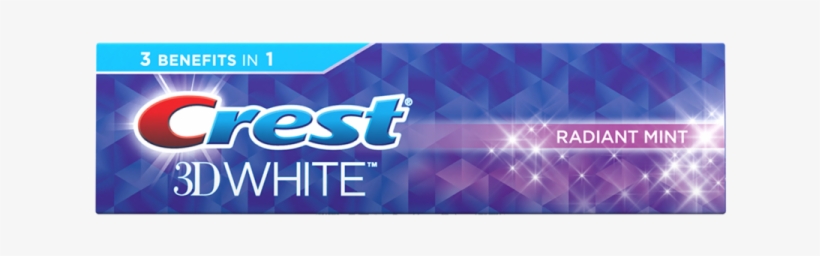2 Free Crest 3d White Or Pro Health - Crest Radiant Mint, transparent png download