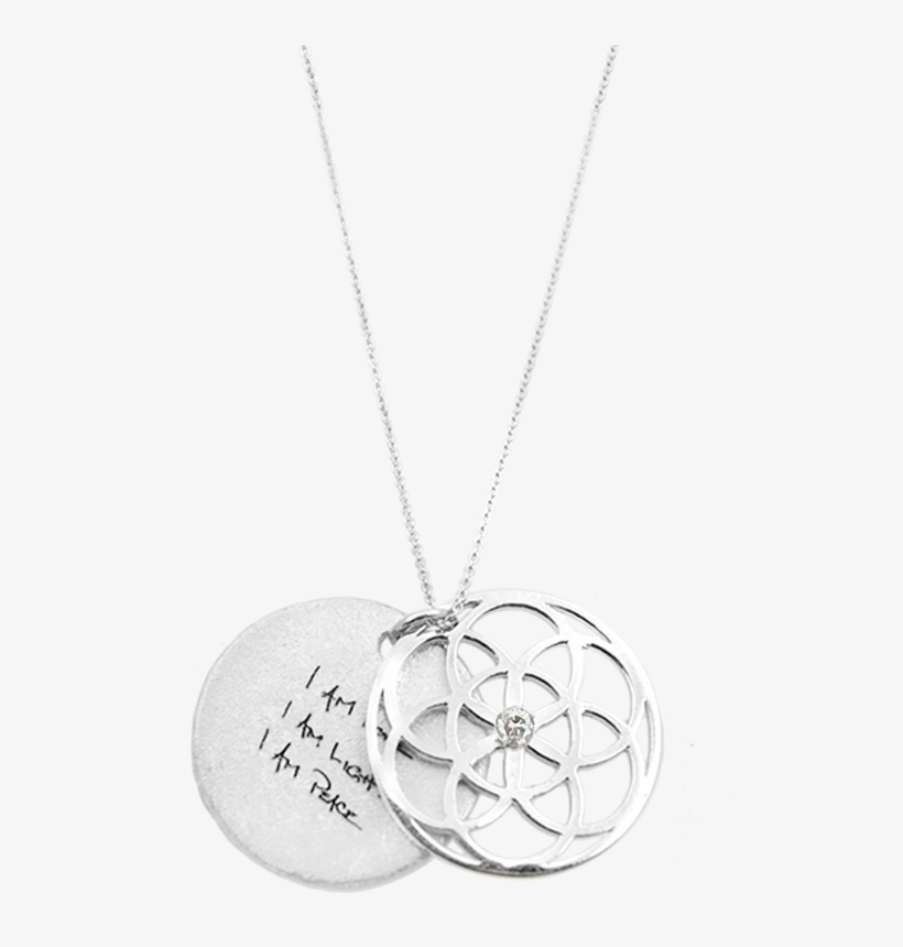 Load Image Into Gallery Viewer, Seed Of Life Necklace - Locket, transparent png download