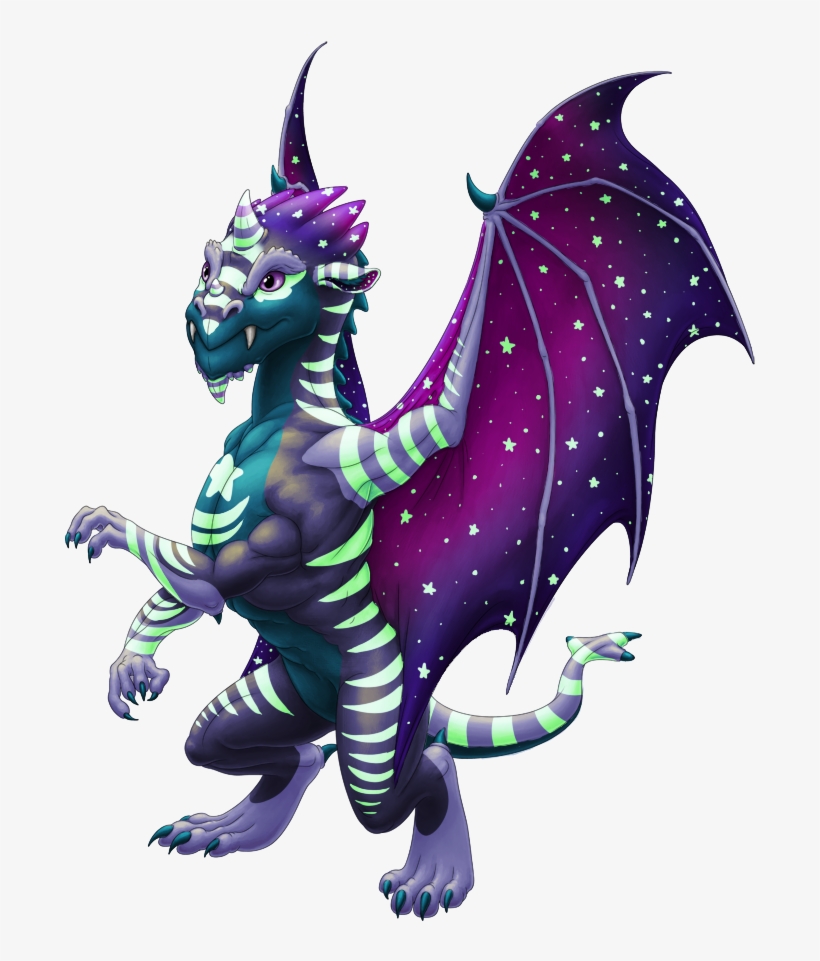 Giant Red Panda's Galactic Gargoyle Dragon - Illustration, transparent png download
