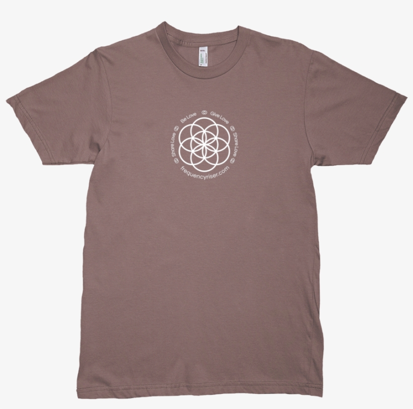 Frequencyriser Seed Of Life Organic Walnut T-shirt - Active Shirt, transparent png download