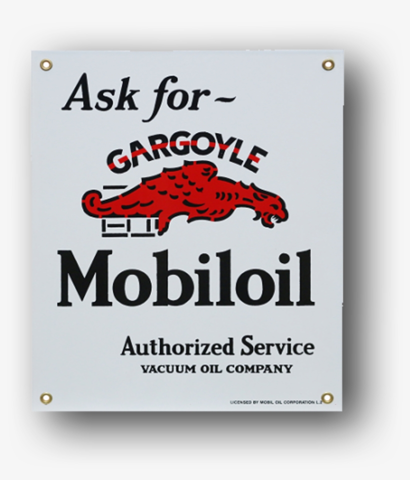 Mobiloil Gargoyle Porcelain - Gargoyle Mobiloil, transparent png download