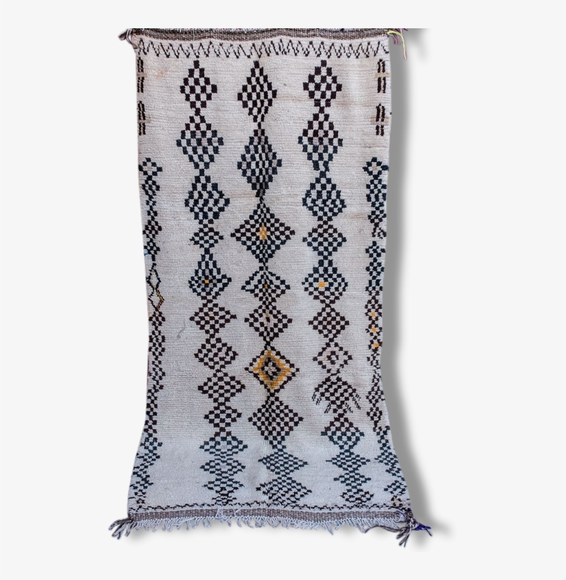 Azilal, 245 X 123 Authentic Hand Made Wool Rug - Stitch, transparent png download