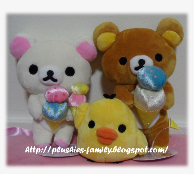 Ice Cream Rilakkuma, Korilakkuma And Chick - Teddy Bear, transparent png download